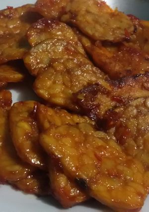 Foto resep Tempe goreng pedas praktis