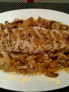 Una foto de Pechuga de pollo al horno.