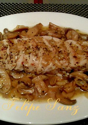 Una foto de Pechuga de pollo al horno.