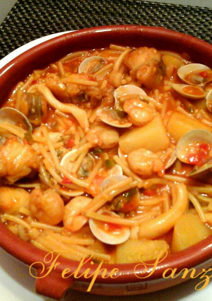 Una foto de Cazuela de fideos.