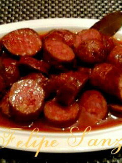 Una foto de Chorizo a la sidra