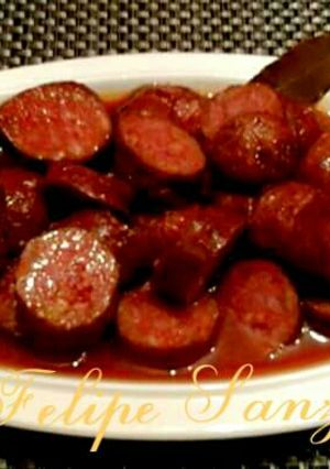 Una foto de Chorizo a la sidra