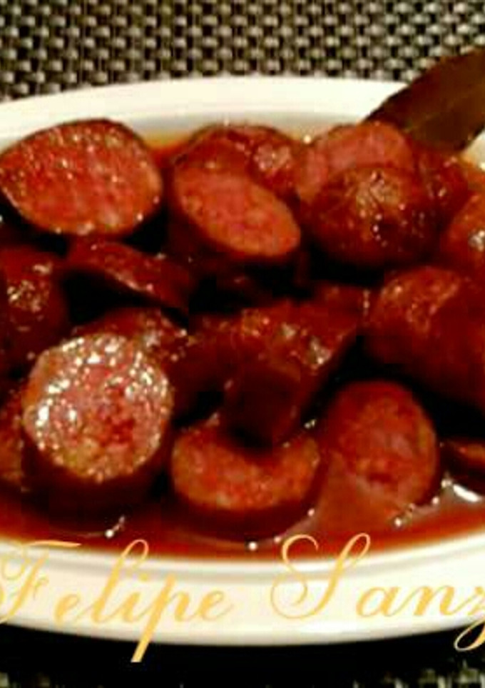 Una foto de Chorizo a la sidra