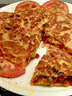Una foto de Tortilla de patatas a la riojana
