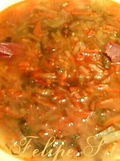 Una foto de Sopa juliana (sopa de verduras)