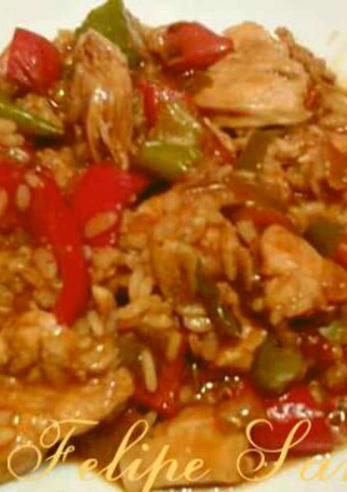 Una foto de Pechuga de pollo (A la hortelana)