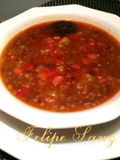 Una foto de Lentejas guisadas con verduras