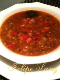 Una foto de Lentejas guisadas con verduras