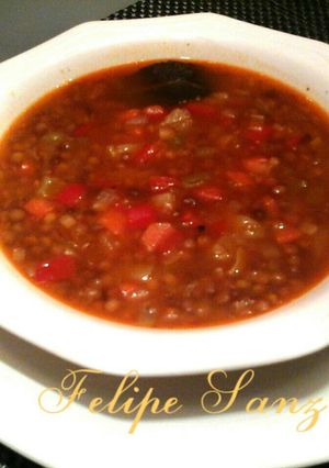 Una foto de Lentejas guisadas con verduras