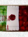 Gelatina tricolor / Bandera de México 