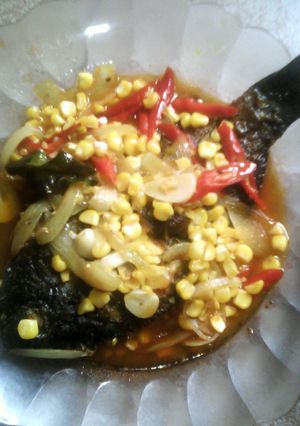 Foto resep nila goreng siram jagung manis