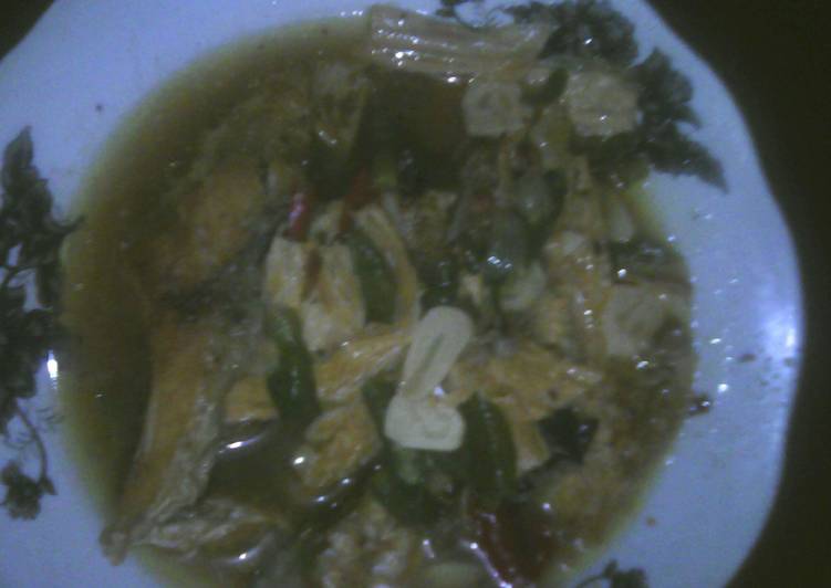 Resep tauco ikan mas kembang tahu Lezat