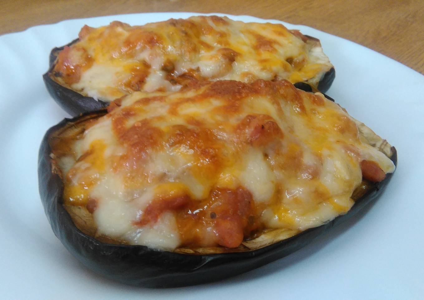 Berenjenas rellenas al horno