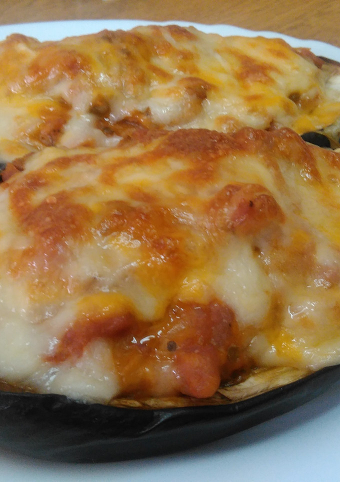 Una foto de Berenjenas rellenas al horno