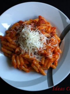 Una foto de Macarrones con chorizo