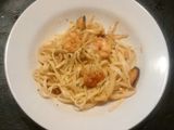 Fettuccini con Frutos de mar