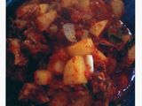 Sambal goreng ati kentang daun bawang