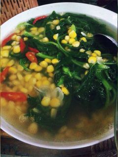 Foto resep Sayur bayam jagung