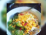 Sayur oyong bihun jagung