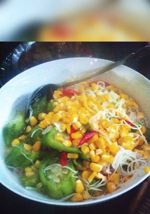Foto resep Sayur oyong bihun jagung
