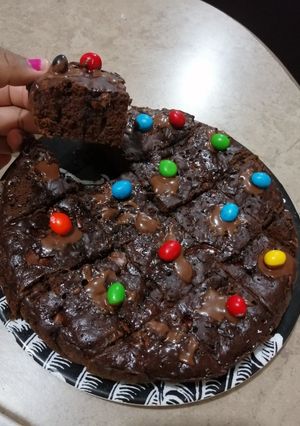 Una foto de Brownies con Nutella (en estufa)