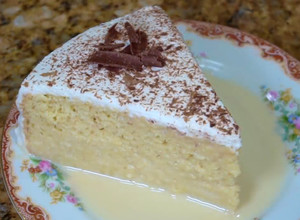 Una foto de Pastel tres leches