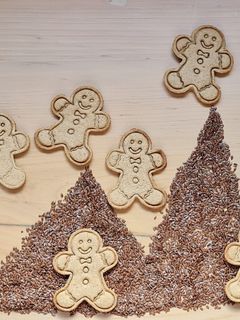 Una foto de Galletas navideñas veganas ♥ 🐂🐃🐄🐖🐑🐏🐰🐔🐤🐣🕊️🐢🐙🐌🐝
