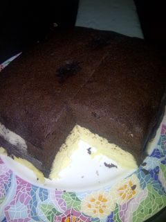 Foto resep brownies lapis
