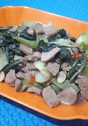 Foto resep Tumis pokcoy bakso