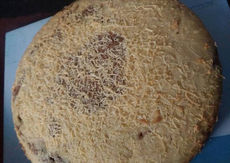 Bolu pisang keju coklat