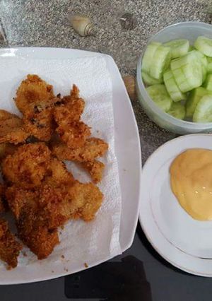 Foto resep ayam goreng mayonaise 