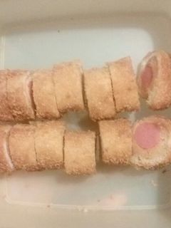 Foto resep roti tawar gulung sosis
