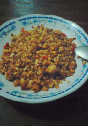 Foto resep Nasi goreng jagung