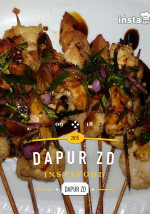 Foto resep Sate Ayam Bumbu Kecap Daun Jeruk