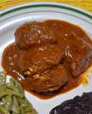Carne de cerdo a los tres chiles
