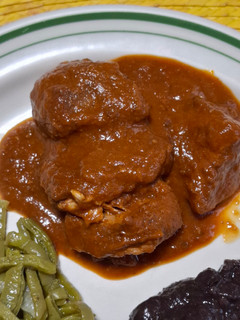Una foto de Carne de cerdo a los tres chiles