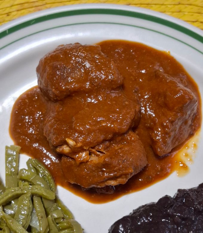 Una foto de Carne de cerdo a los tres chiles