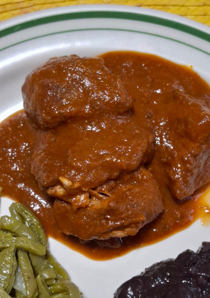 Una foto de Carne de cerdo a los tres chiles