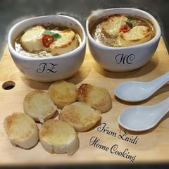 A picture of 🍝🍲French Onion Soup🍲🍝.