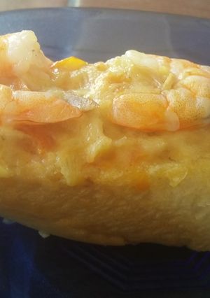 Foto resep Tuna and prawn Bruschetta