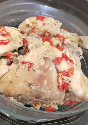 Foto resep Ayam Kukus lemon