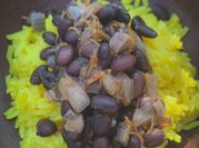 Una foto de poroto negro feijoada