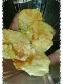 Una foto de Papas chips al micriondas