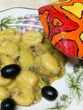 Ñoquis con setas y salsa de trufa