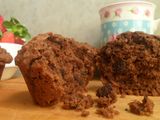 Muffins veganos de chocolate