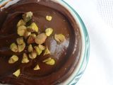 Mousse de chocolate y aguacate