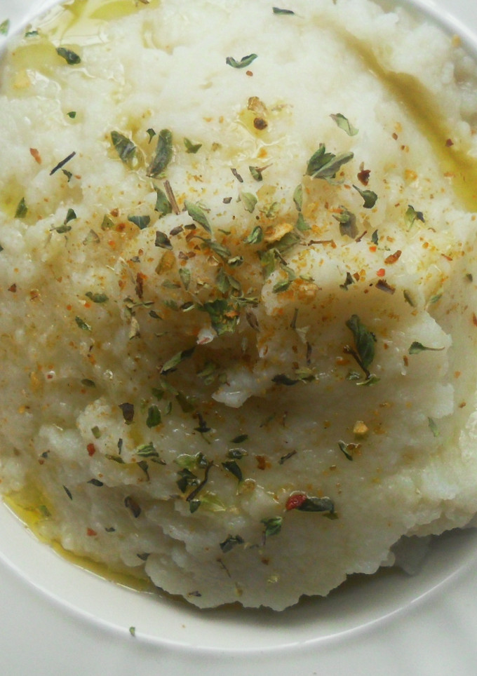 Una foto de Puré de patata(sin patata!)
