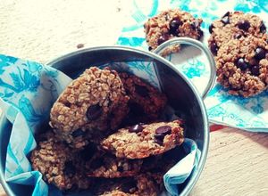 Foto principal de Galletas veganas de avena y chocolate!