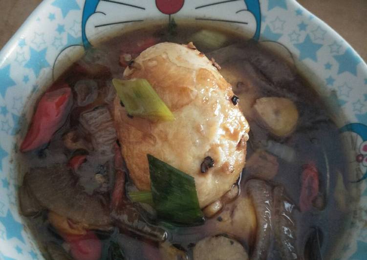 Cara Gampang Membuat Telur Lada Hitam Anti Gagal