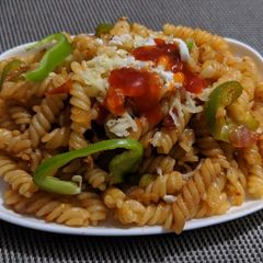 A picture of Spiral pasta.